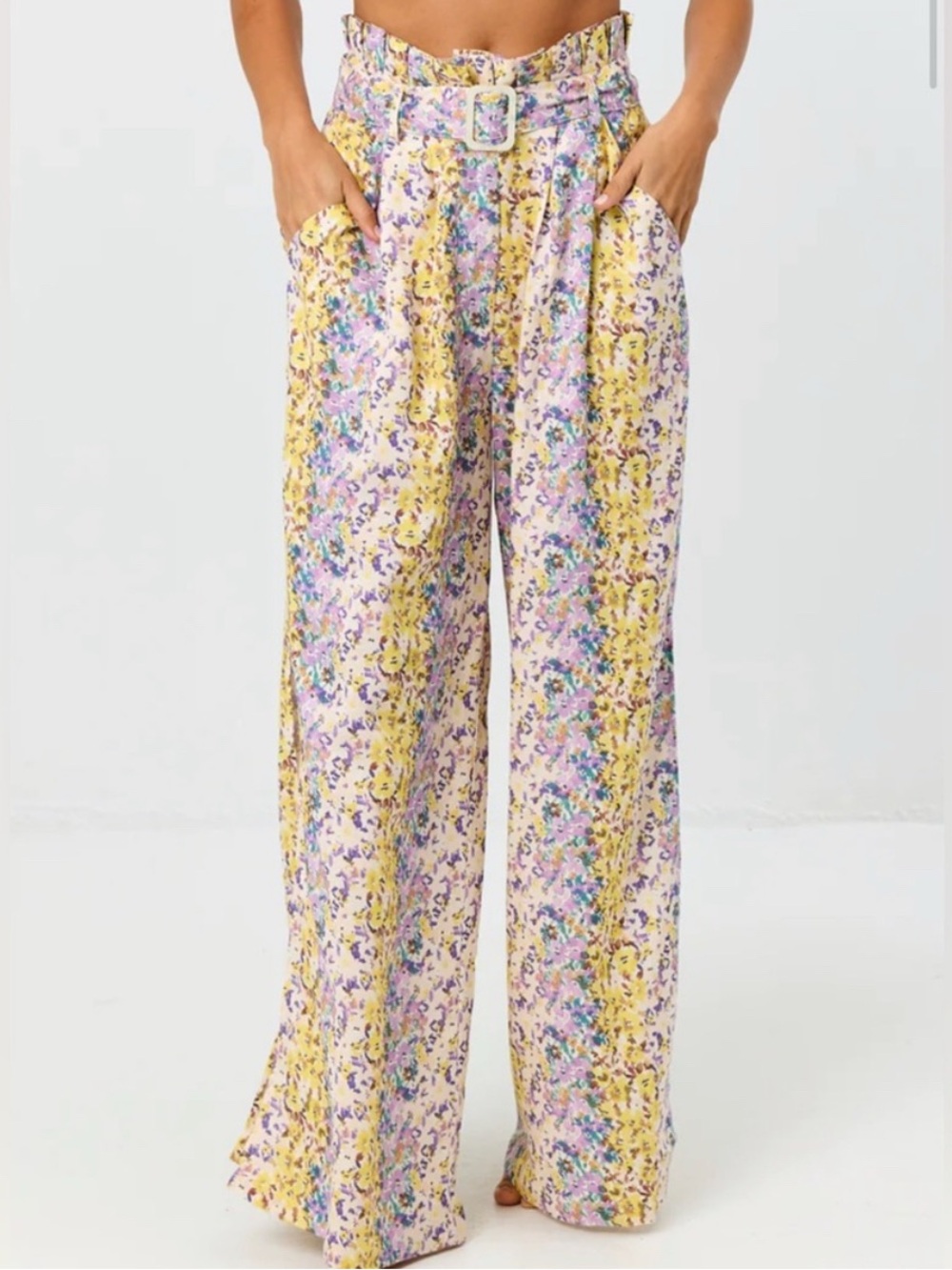 Laporte Floral Linen Set Top & Bottom